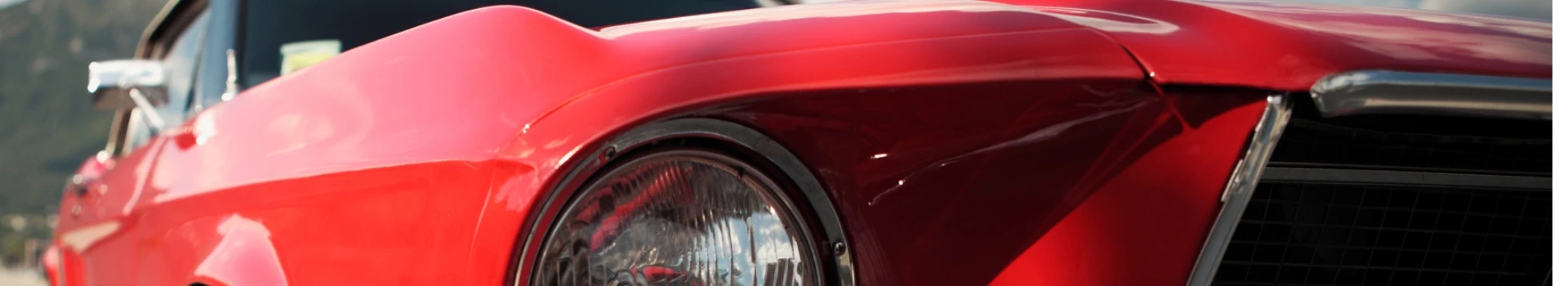 banner - czerwony samochód sportowy